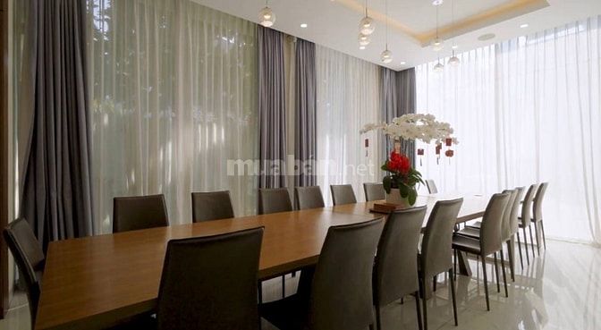 Cho thuê BT thiết kế hiện đại view sông 5PN, hồ bơi, có thang máy, 420