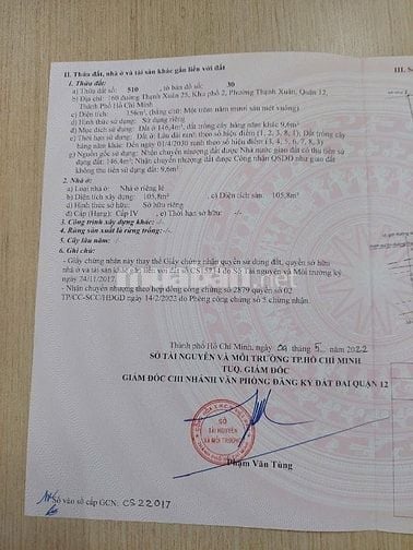 Bán nhà mt kinh doanh thạnh Xuân 25.Q12 tphcm