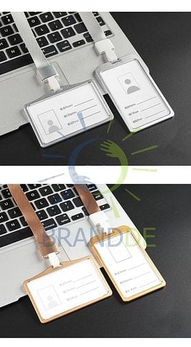 Bao đựng thẻ kim loại - bao đựng thẻ tên nhân viên