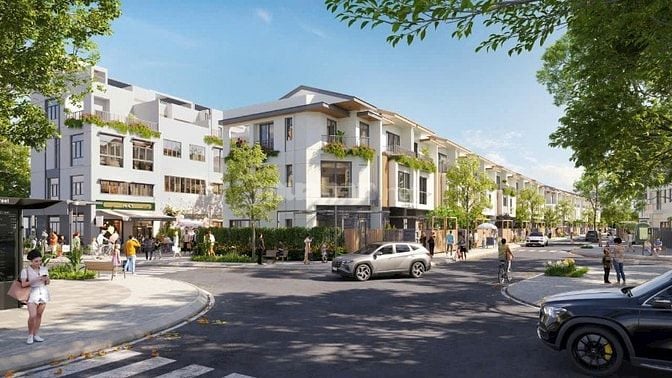 Nhà phố 1 trệt 2 lầu liền kề TPHCM