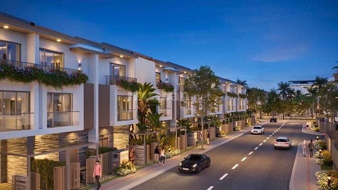 Nhà phố 1 trệt 2 lầu liền kề TPHCM