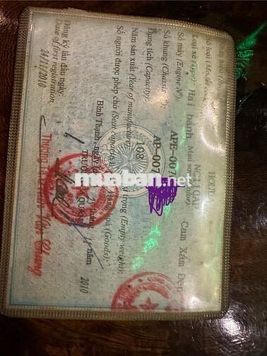 Bán xe AB đen cam Thái zin 2010 đầu 007