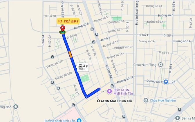 Bán nhà MT đường Số 5 khu Tên Lửa, DT 5 x 20m, 3.5 tấm, 13.5 tỷ 