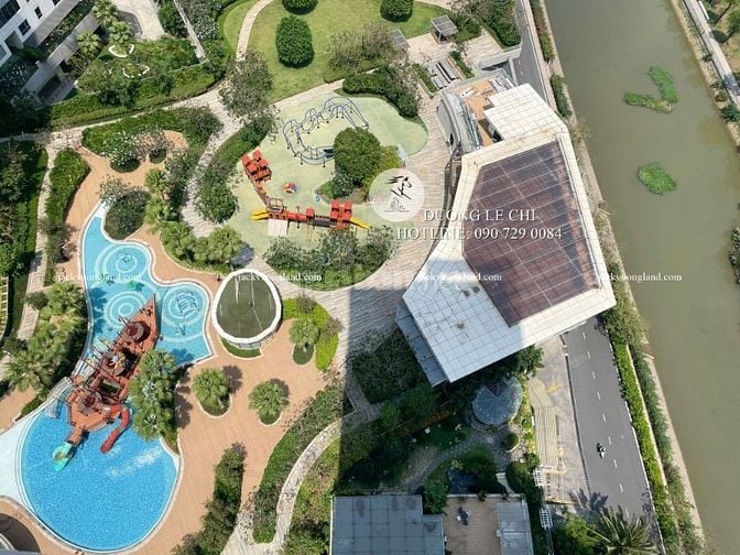 Bán căn hộ 3 phòng ngủ Đảo Kim Cương Quận 2, view hồ bơi, giá tốt