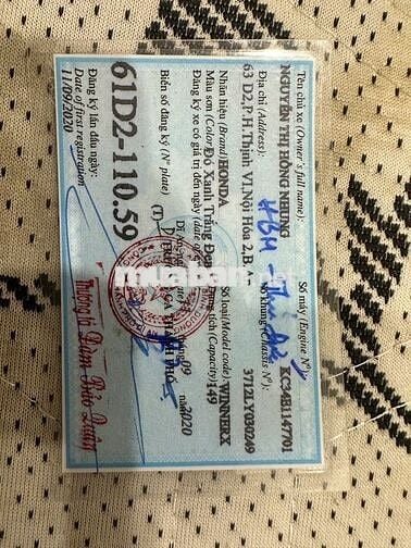 xe winner X đời 2020, mới 95%
