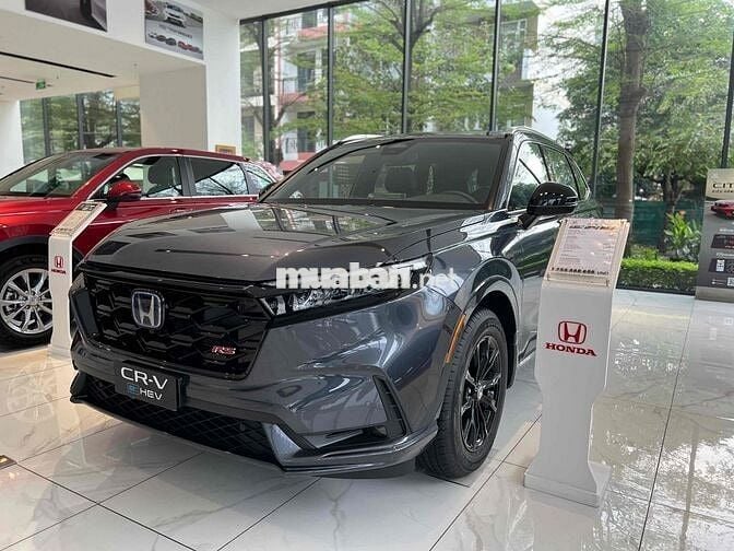 Honda CR V e:HEV RS Xám giao ngay, KM Tiền và BH