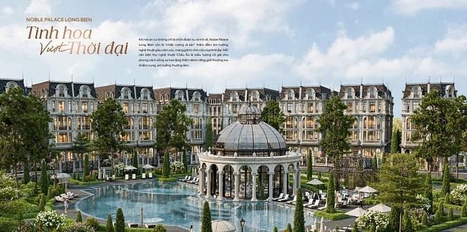 Chính thức mở bán biệt thự song lập 150m² dự án Noble Palace Long Biên