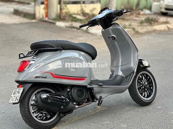 Bán Vespa 2020 Thắng Abs Xám Đen Đèn Led
