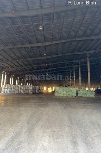 Cho thuê kho xưởng 3000m2; 5000m2; 10000m2 Gần KCN Biên Hoà 2, có pccc