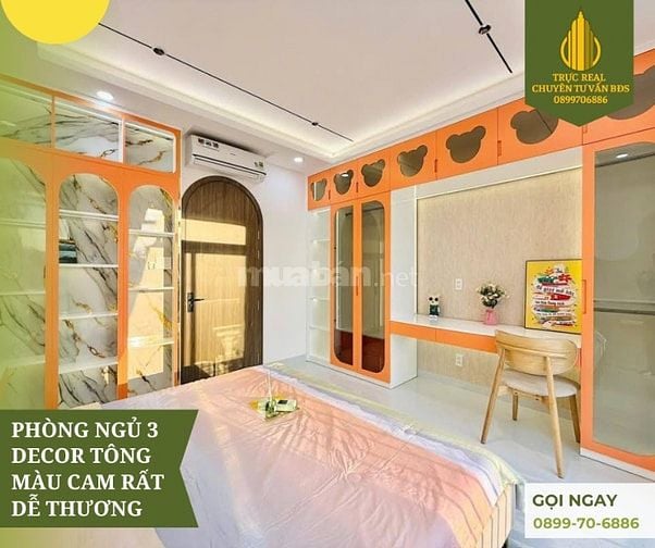 Nhà 3L siêu đẹp gần công viên Làng Hoa GV, giá nhỉnh 6 tỷ hẻm xe tải