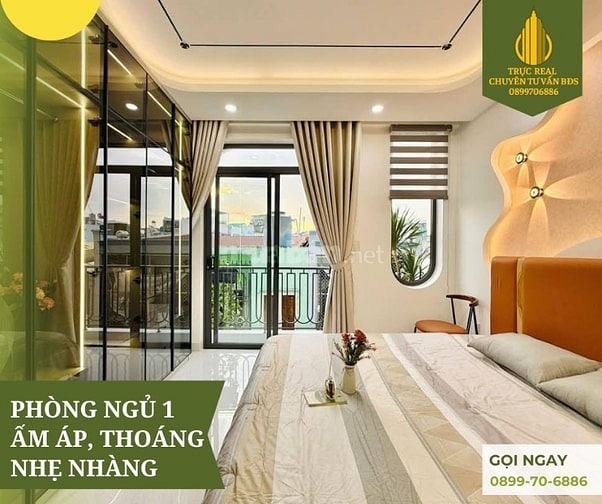 Nhà 3L siêu đẹp gần công viên Làng Hoa GV, giá nhỉnh 6 tỷ hẻm xe tải