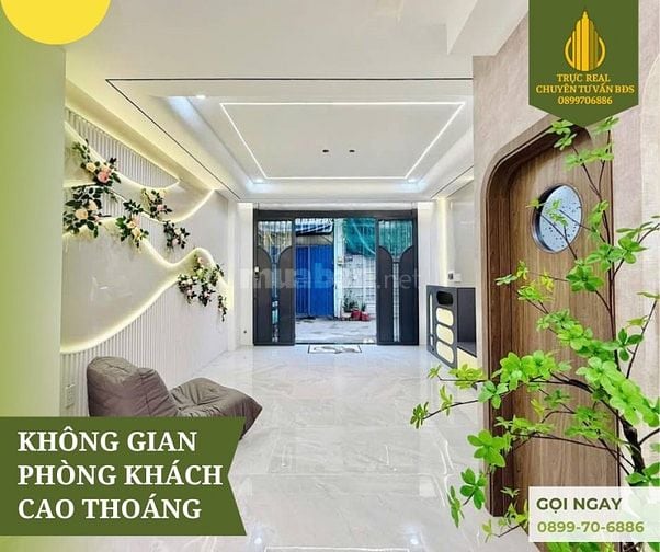 Nhà 3L siêu đẹp gần công viên Làng Hoa GV, giá nhỉnh 6 tỷ hẻm xe tải