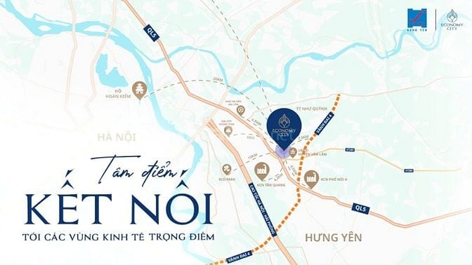 Bán Shophouse xẻ khe Economy City đẹp nhất Văn Lâm. Từ 10,5 tỷ sở hữu