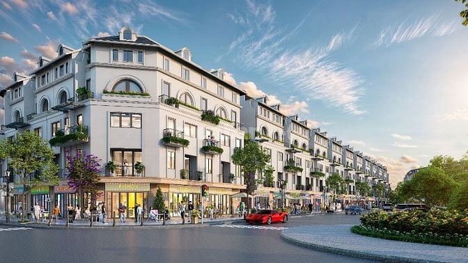 Bán Shophouse xẻ khe Economy City đẹp nhất Văn Lâm. Từ 10,5 tỷ sở hữu
