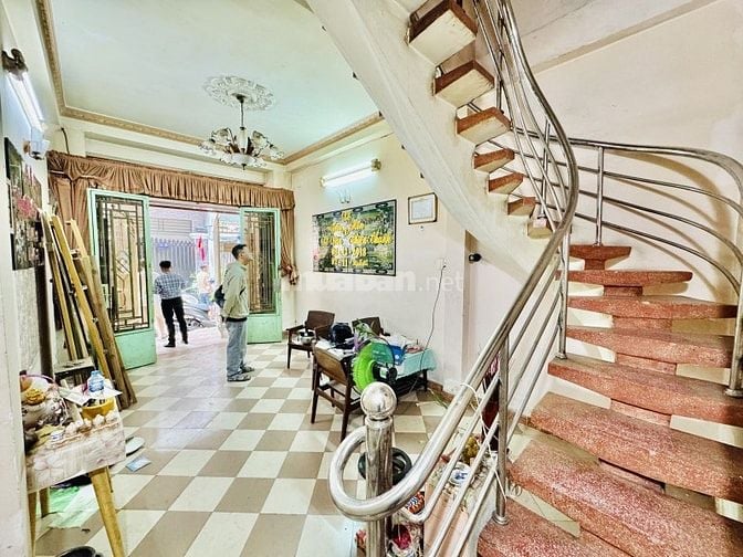 NGUYỄN KIM QUẬN 10 HẺM XE HƠI 6M THÔNG, DT 50M2 4 TẦNG