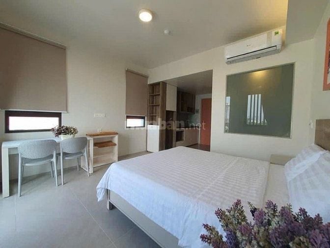 Chung cư Richmond, Nguyễn XÍ, BT: full nt mới, 48m2, 1p ngủ, 10tr5