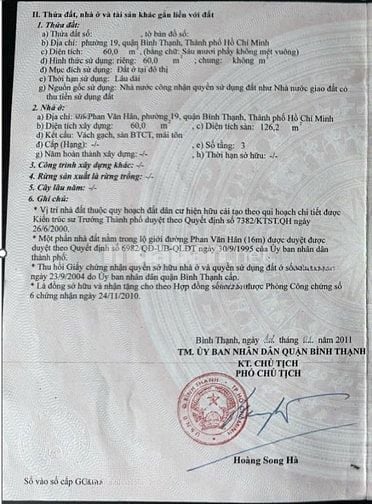 🌷 🌷 🌷 BÁN NHÀ MẶT TIỀN CHỢ THỊ NGHÈ : 22 PHAN VĂN HÂN - P. 19 -  BT