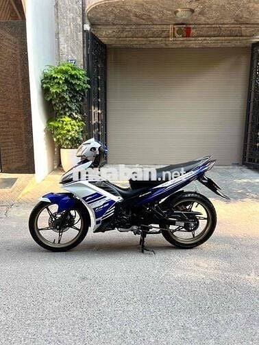 Xe Máy Anh Thao Exciter 135cc côn tay màu xanh Gp