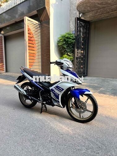 Xe Máy Anh Thao Exciter 135cc côn tay màu xanh Gp