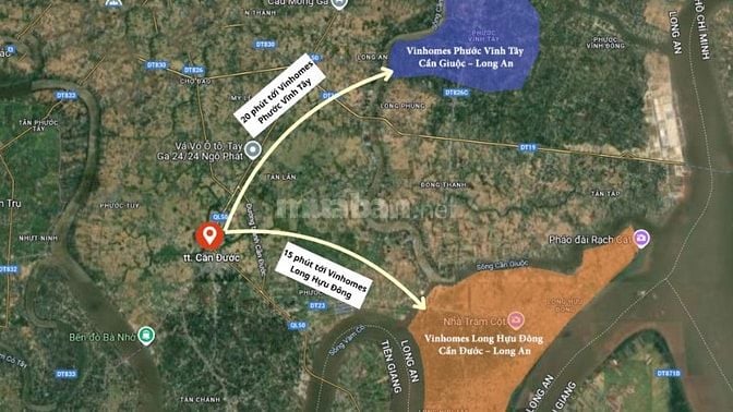  ĐẤT SỔ SẴN – TRUNG TÂM HUYỆN CẦN ĐƯỚC – GẦN CHỢ, DÂN CƯ ĐÔNG ĐÚ