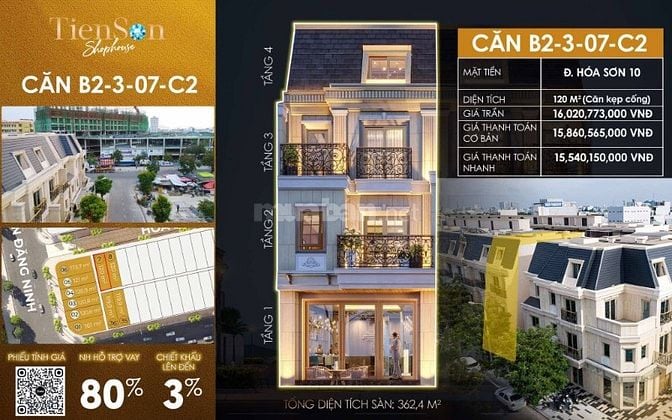 🌟 TIÊN SƠN SHOPHOUSE HẢI CHÂU - ĐẲNG CẤP DÂN CƯ TIỆN ÍCH SIÊU VIP