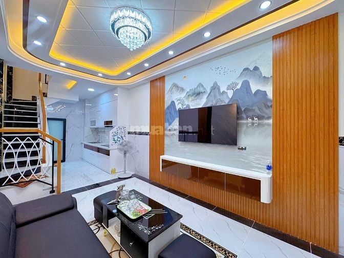 Nhà mới xây siêu đẹp, giá rẽ.hẻm 30 Thích Quảng Đức, hiếm nhà bán
