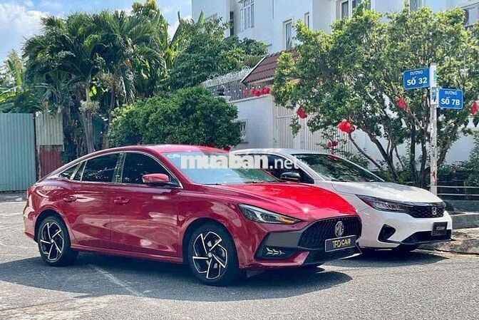 MG MG5 2022 Luxury - 27000 km hỗ trợ bank