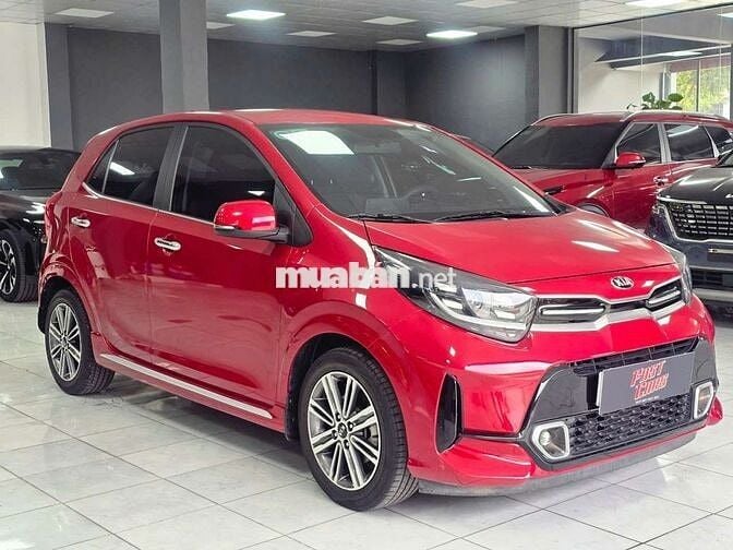 Kia Morning 2021 GT-Line 1.2AT,màu đỏ, 33.000 km