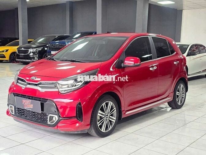Kia Morning 2021 GT-Line 1.2AT,màu đỏ, 33.000 km