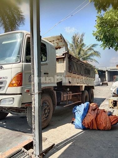 Bán xe Ben Hino 500, màu trắng, 15 tấn, máy móc zin