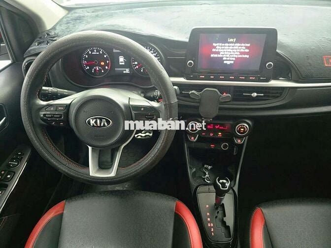 Kia Morning 2021 GT-Line 1.2AT,màu đỏ, 33.000 km
