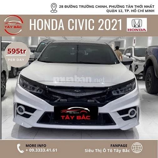 honda civic 2021 - xe đẹp không lỗi lầm hỗ trợ góp 70%
