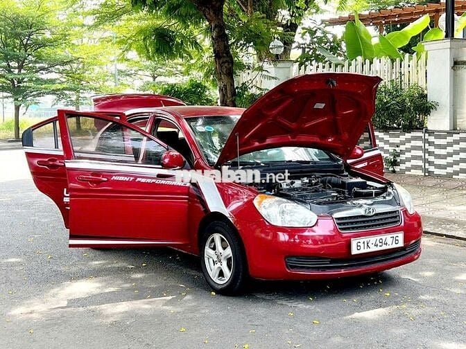 Hyundai Verna 2008 1.4 MT - Đỏ đẹp