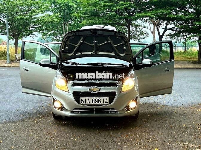 Chevrolet Spark 2014 LTZ 1.0 - Ghi bạc đẹp