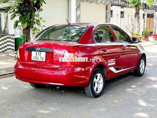 Hyundai Verna 2008 1.4 MT - Đỏ đẹp