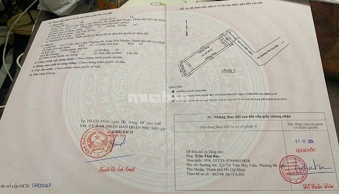 Bán nhà hẻm đường Trần Huy Liệu, Phường 8, Phú Nhuận, 52m2