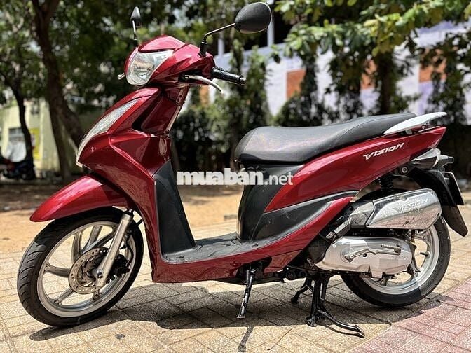 🌈👍🍁Honda Vision Fi, đỏ,có video ,keng bảo hành