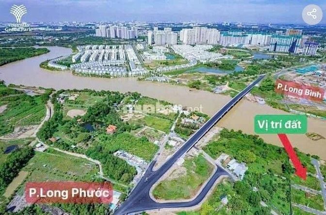 Bán đất nền gần cầu Long Đại, sát khu biệt thự Vinhomes