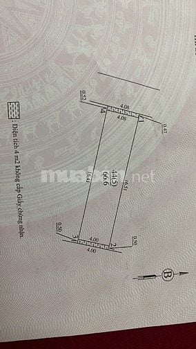 CẦN BÁN NHÀ CÂP 4 TẠI TT KHO B TRÂU QUỲ GIA LÂM