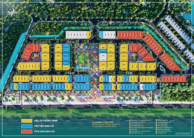 Biệt thự nghỉ dưỡng độc bản Flamingo Hà Nam. Giá 8,9 tỷ. Sổ lâu dài