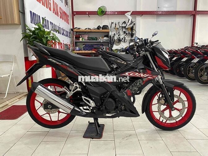 Honda Sonic 150 đk 2021 màu đen đỏ BSTP