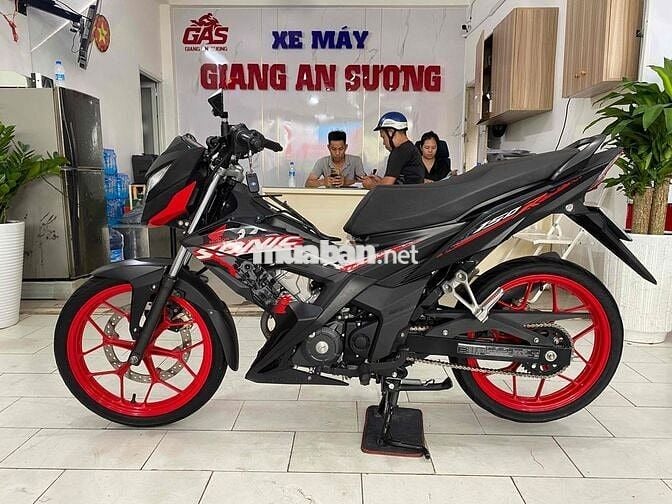 Honda Sonic 150 đk 2021 màu đen đỏ BSTP