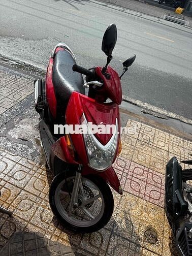 Xe honda Click 2007 màu đỏ máy êm 80 %