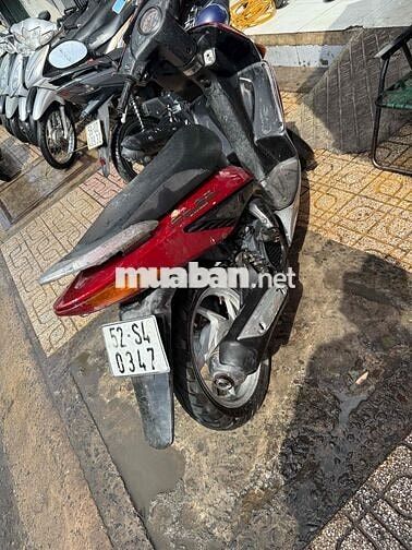Xe honda Click 2007 màu đỏ máy êm 80 %