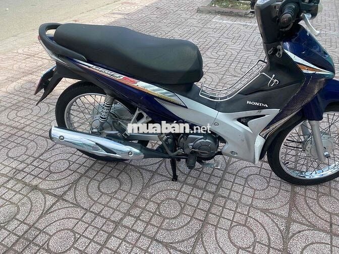 Xe wave s110 xanh bạc
