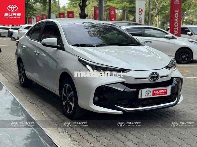 Vios 2023 G CVT - 28.000 km. Vay 75% 6 năm