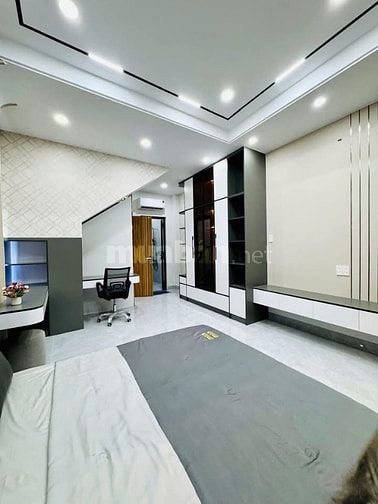 Nhà 4 x 12 đúc 1 trệt 3 lầu hẻm 6m nguyễn văn khối p8 gò vấp 