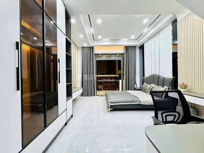 Nhà 4 x 12 đúc 1 trệt 3 lầu hẻm 6m nguyễn văn khối p8 gò vấp 