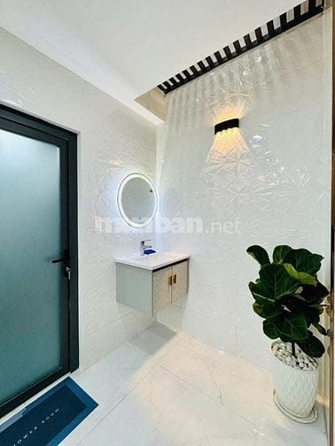 Nhà 4 x 12 đúc 1 trệt 3 lầu hẻm 6m nguyễn văn khối p8 gò vấp 