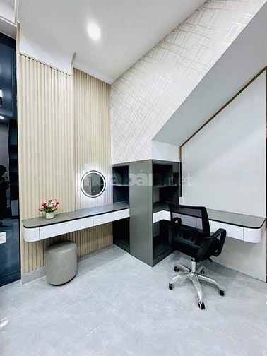 Nhà 4 x 12 đúc 1 trệt 3 lầu hẻm 6m nguyễn văn khối p8 gò vấp 